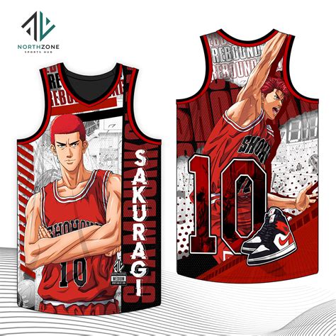 Northzone Slamdunk Shohoku Basketball New Design Jersey Full Sublimated