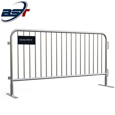 Heavy Duty Galvanized Steel Metal Safety Barricade Traffic Crowd