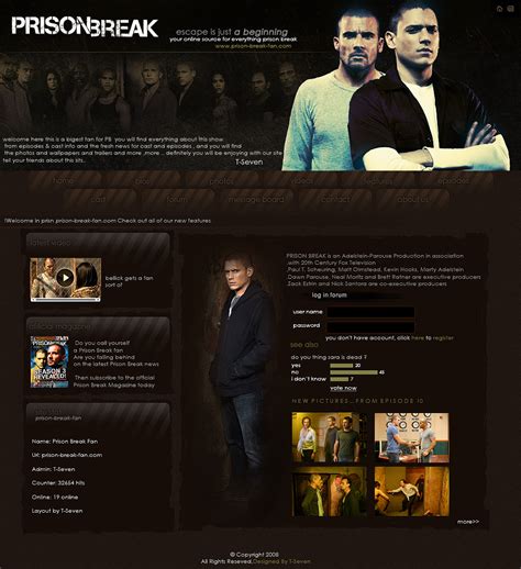 Prison Break Layout by T-Seven on DeviantArt