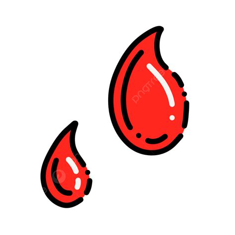 Blood Drop Cartoon Png