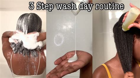 3 STEP WASH DAY ROUTINE FOR 4C NATURAL HAIR WASH DAY ROUTINE FOR TYPE