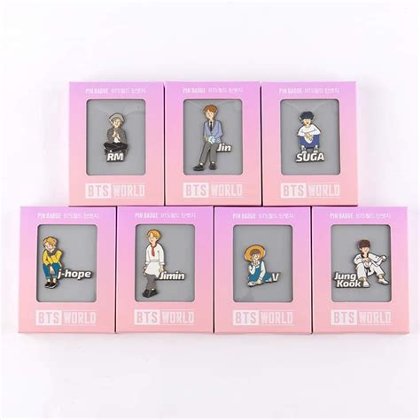 Pre Order Bts World Pin Badge Hobbies And Toys Memorabilia