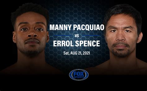 Manny Pacquiao vs Errol Spence Jr. - Card, How To Watch, Date, Time ...