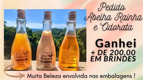 Pedido Abelha Rainha E Odorata Campanha Muitos Brindes Embalagens