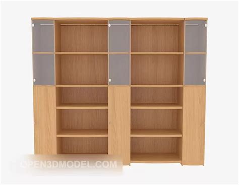 Armario De Madera Minimalista Modelo 3d Gratis 3ds Gsm Open3dModel