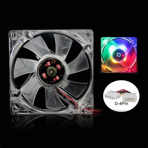 8cm 80mm Led Rgb Computer Case Cooling Fan Buy 80mm Rbg Fan80mm Led