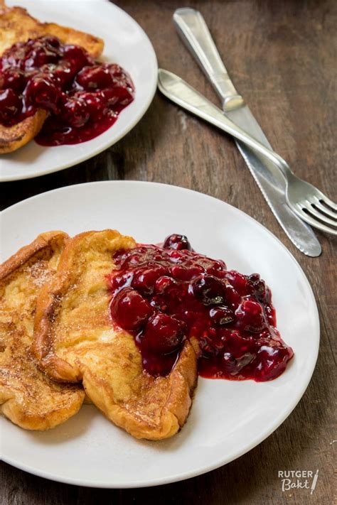 Wentelteefjes Van Brioche Met Makkelijke Compote Rutger Bakt