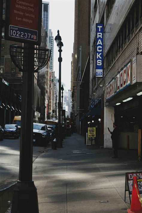 Empty City Street Corner