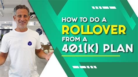 How To Do A Rollover From A K Plan Youtube