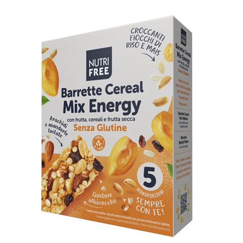 Barrette Cereal Mix Energy Senza Glutine Nutrifree