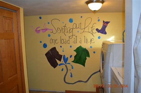 Whimsical And Fun Laundry Room Mural Mural Wall Murals Decor