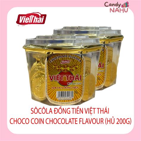 Sôcôla Đồng Tiền Việt Thái Choc Coin Chocolate Flavour Hủ 200g