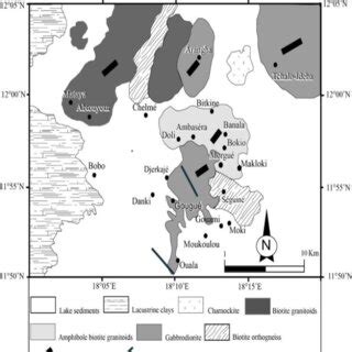 Geological Sketch Map Of West Central Africa With Cratonic Areas And