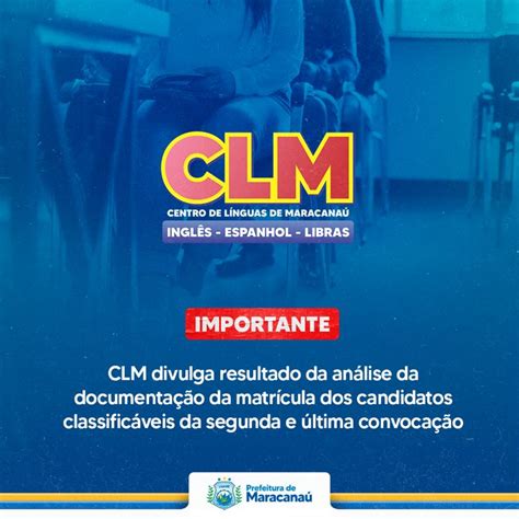 Clm Divulga Resultado Da Análise Da Documentação Da Matrícula Dos