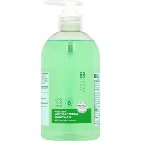 Co Op Hand Care Aloe Vera Anti Bacterial Handwash 500ml Compare