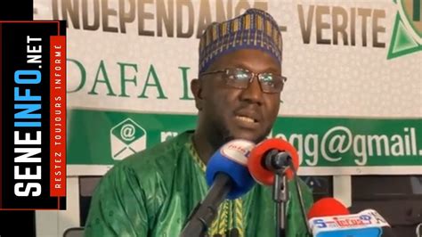 DIRECT Cheikh Oumar Diagne Face à la Presse après sa sortie de prison