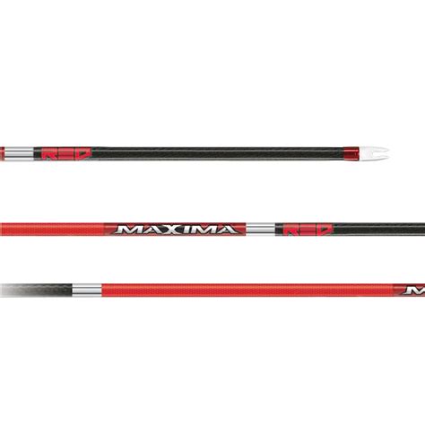 Carbon Express Arrows Maxima Red 12 Pack Bare Shafts 250 350 Spine ...