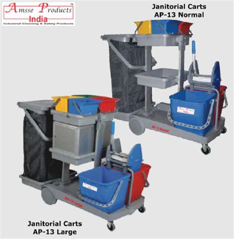 Amsse Plastic Housekeeping Janitor Carts Model Name Number Ap