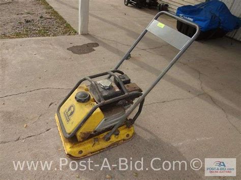 2008 Wacker WP 1550 Plate - Elsenpeter Auctions & Real Estate, Inc. dba Post-A-Bid.Com