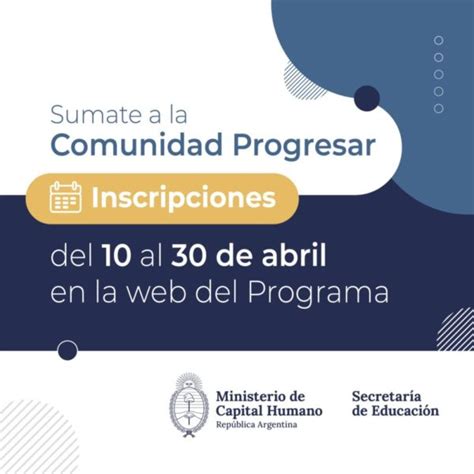 Convocatoria Progresar 2024 Instituto Provincial De Educación Superior Sede Caleta Olivia