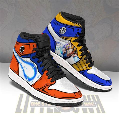 Goku X Vegeta Jd Sneakers Custom Dragon Ball Anime Shoes Air Jordan