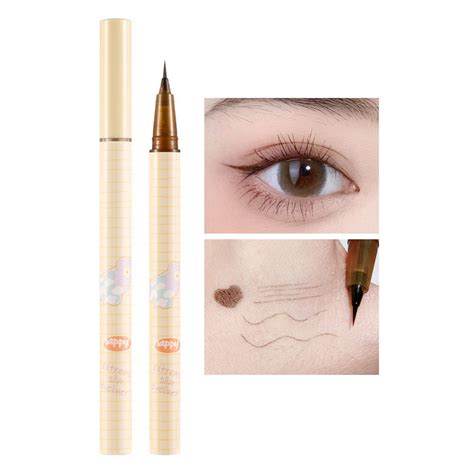 Makeup Color Eyeliner Without Smudging Waterproof Brown Ultra Fine Lying Silkworm Dual Use Lower