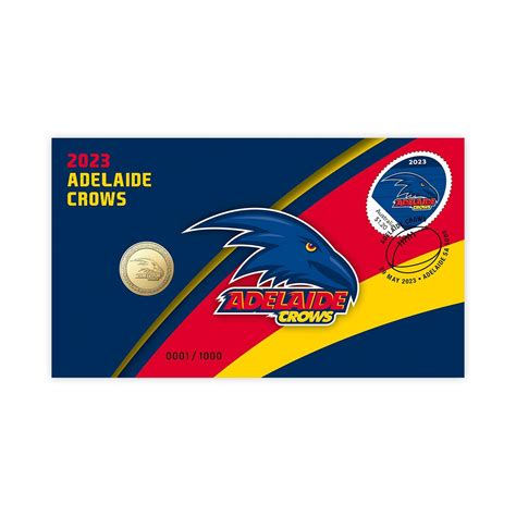 Afl Adelaide Postal Numismatic Cover Afl Collectable Coins