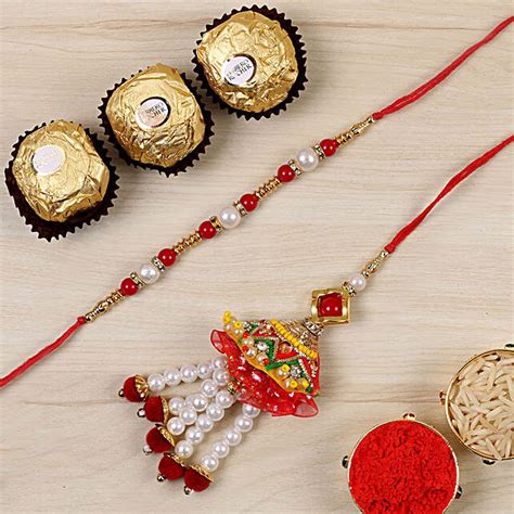 Attractive Bhaiya Bhabhi Rakhi And Pcs Ferrero Rocher Singapore