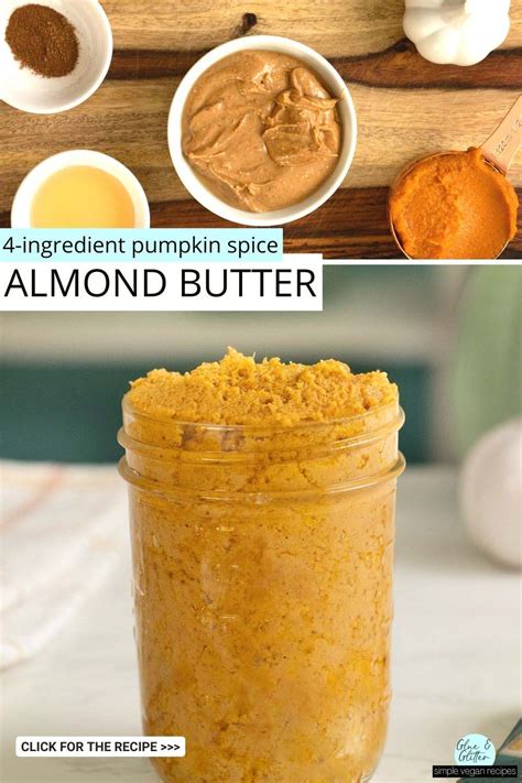 Pumpkin Spice Almond Butter With Real Pumpkin