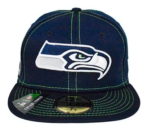 Gorra Plana New Era 59fifty Nfl Seattle Seahawks Halcones Envío gratis