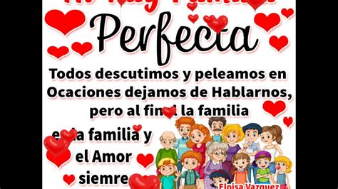 No Hay Familia Perfecta Youtube