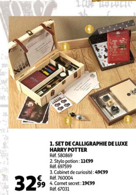 Set De Calligraphie De Luxe Harry Potter Promotie Bij Auchan