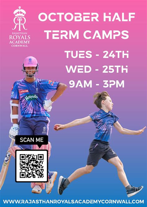 October Half Term Cricket Camp Sir Ben Ainslie Sports Centre