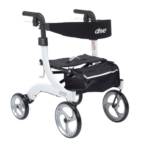 Amazon.com: Drive Medical RTL10266WT-H Nitro Euro Style Walker Rollator ...