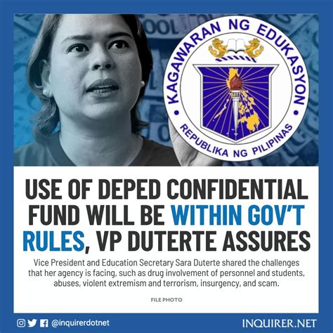 Inquirer On Twitter Despite Vice President Sara Dutertes