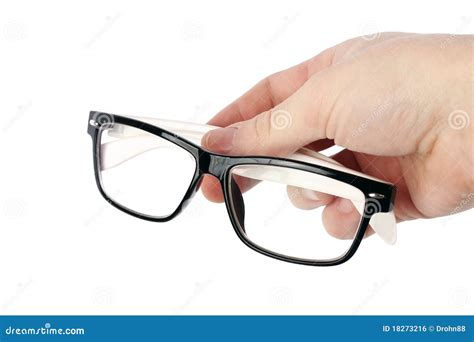 Hand With Glasses Stock Photo Image Of Glass Possession 18273216