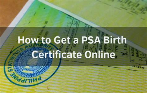 How To Get A Psa Birth Certificate Online The Complete Step By Step