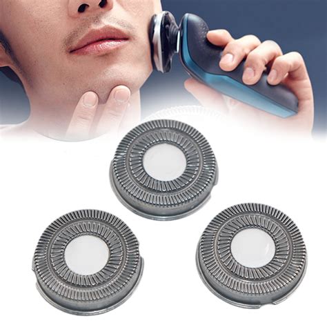 3pc Mini Silver Replacement Shaver Shaver Bicyclic Ring Shavers For Men