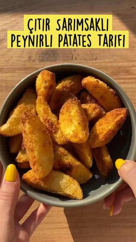 Çıtır Sarımsaklı Peynirli Patates Tarifi Yemek tarifleri Kendin yap