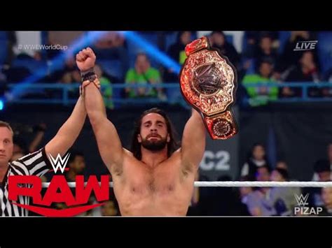 Seth Rollins Nuevo Campeon Mundial Peso Pesado Wwe Raw De Mayo