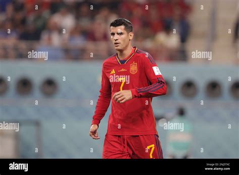 Alvaro Morata Of Spain Seen During The FIFA World Cup Qatar 2022 Match