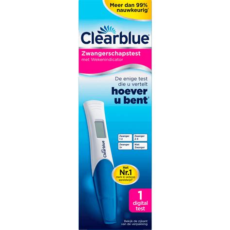 Clearblue Zwangerschapstest Met Wekenindicator 1 Stuk 1 EA Etos