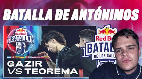 REACCIÓN GAZIR VS TEOREMA II RED BULL INTERNACIONAL 2022 II YAGAMI