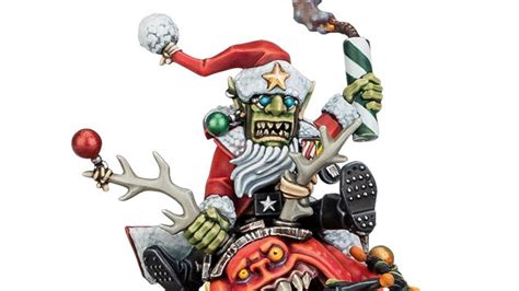 Warhammer 40k’s Da Red Gobbo returns with squig-riding Christmas mini