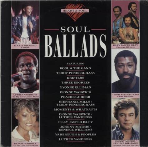 Various Artists Soul Ballads Uk Cds And Vinyl