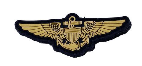 Naval Aviator Wings PVC Patch With Hook and Loop Veteran - Etsy