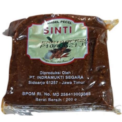 Jual Sambel Pecel Sinti 200gr Shopee Indonesia