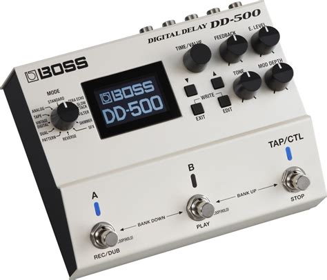 BOSS DD-500 digital delay pedal now available