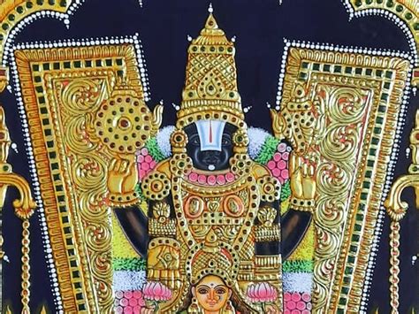 Lord Venkateswara Tirupati Balaji With Goddess Lakshmi Prabhu