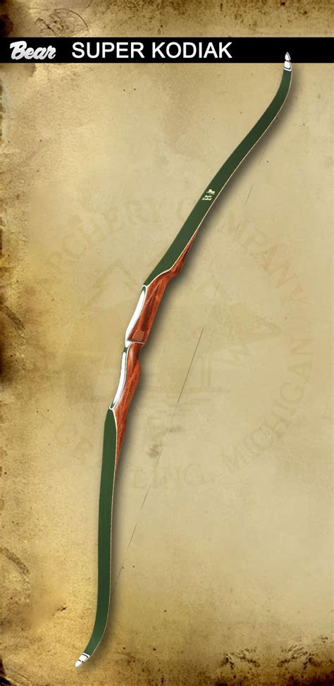 Super Kodiak Grayling Green 60 AMO Length Archery Bows Archery